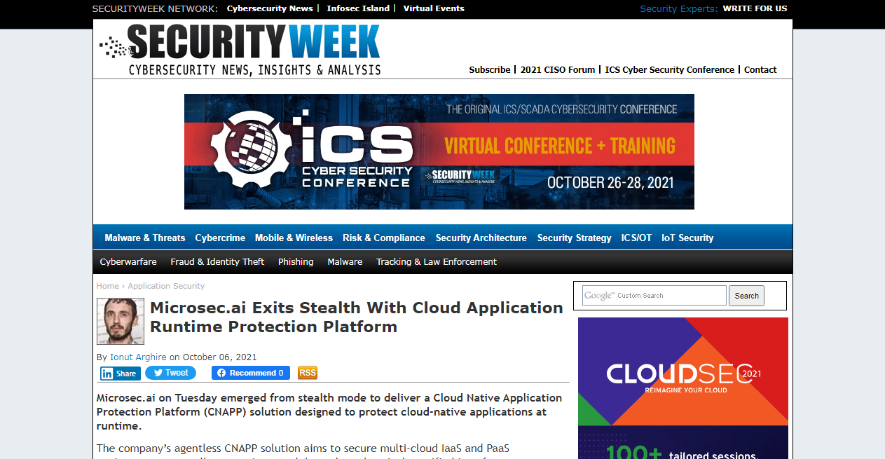 Microsec.AI Exits Stealth With Cloud Application Runtime Protection Platform